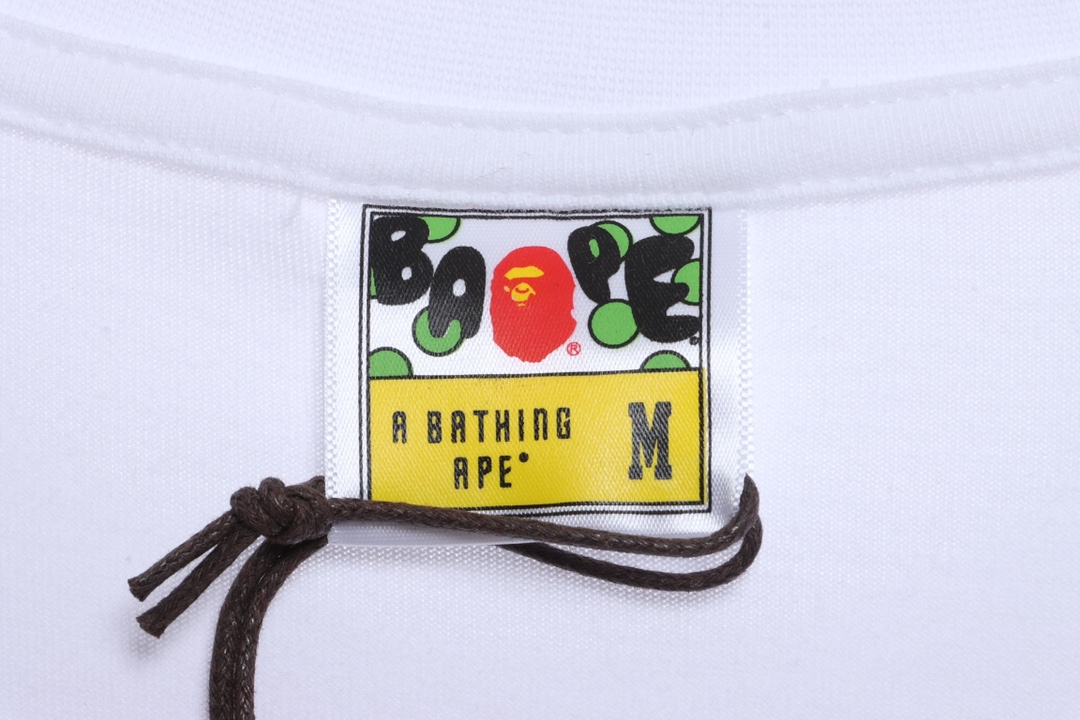 BAPE camouflage ape head reflective letter printing short sleeves