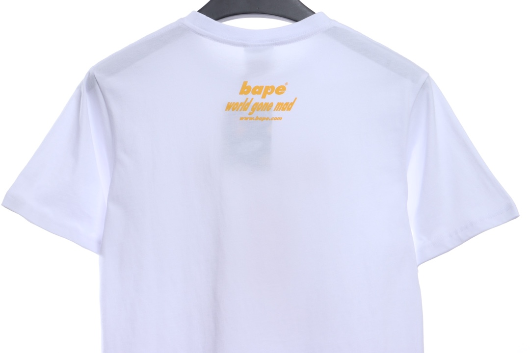 BAPE ape head crazy world series short sleeves