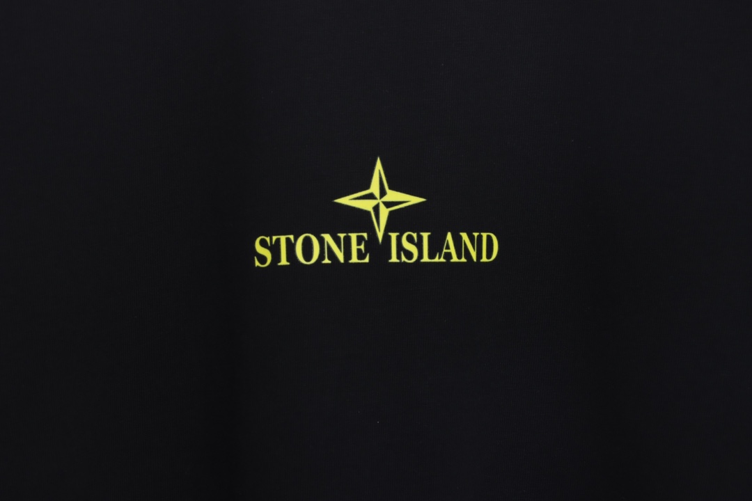Stone Island Back Large Compass Logo Print Short Sleeves