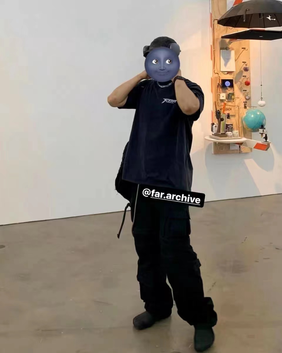 FAR.ARCHIVE Washed Letter Print Short Sleeve T-Shirt