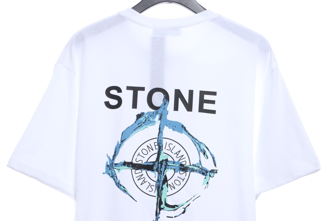 Stone Island Stone island ruins compass printing short sleeves