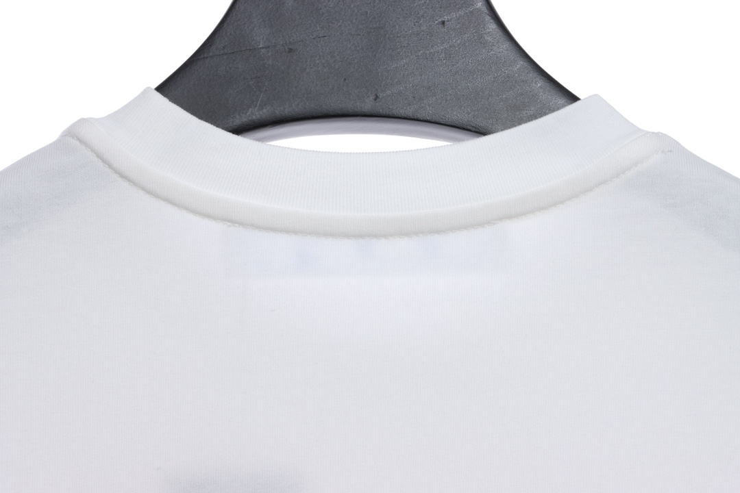 OW logo red graffiti arrow skull short sleeves