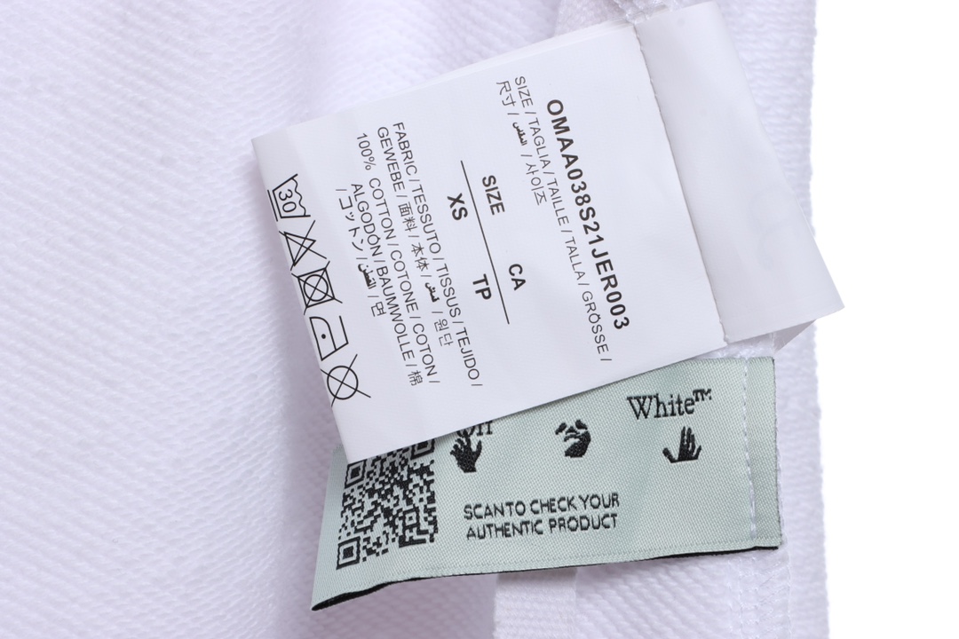 OW ink hand-painted graffiti arrow shorts