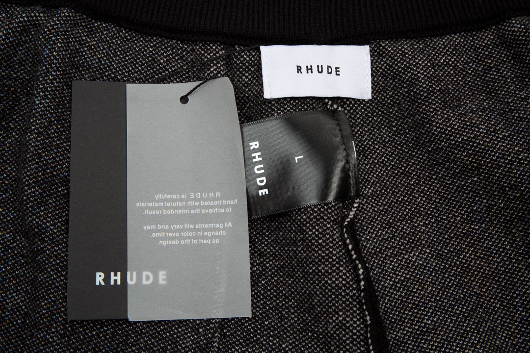 Rhud3 2023ss men’s and women’s knitted jacquard alphabet shorts