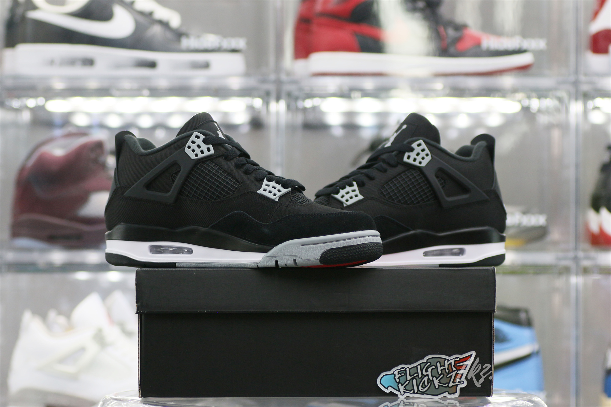 Air Jordan 4 Retro SE Black Canvas 2022 (Ln5 A1)