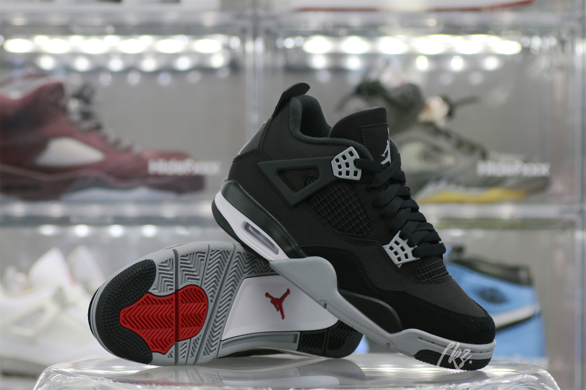 Air Jordan 4 Retro SE Black Canvas 2022 (Ln5 A1)