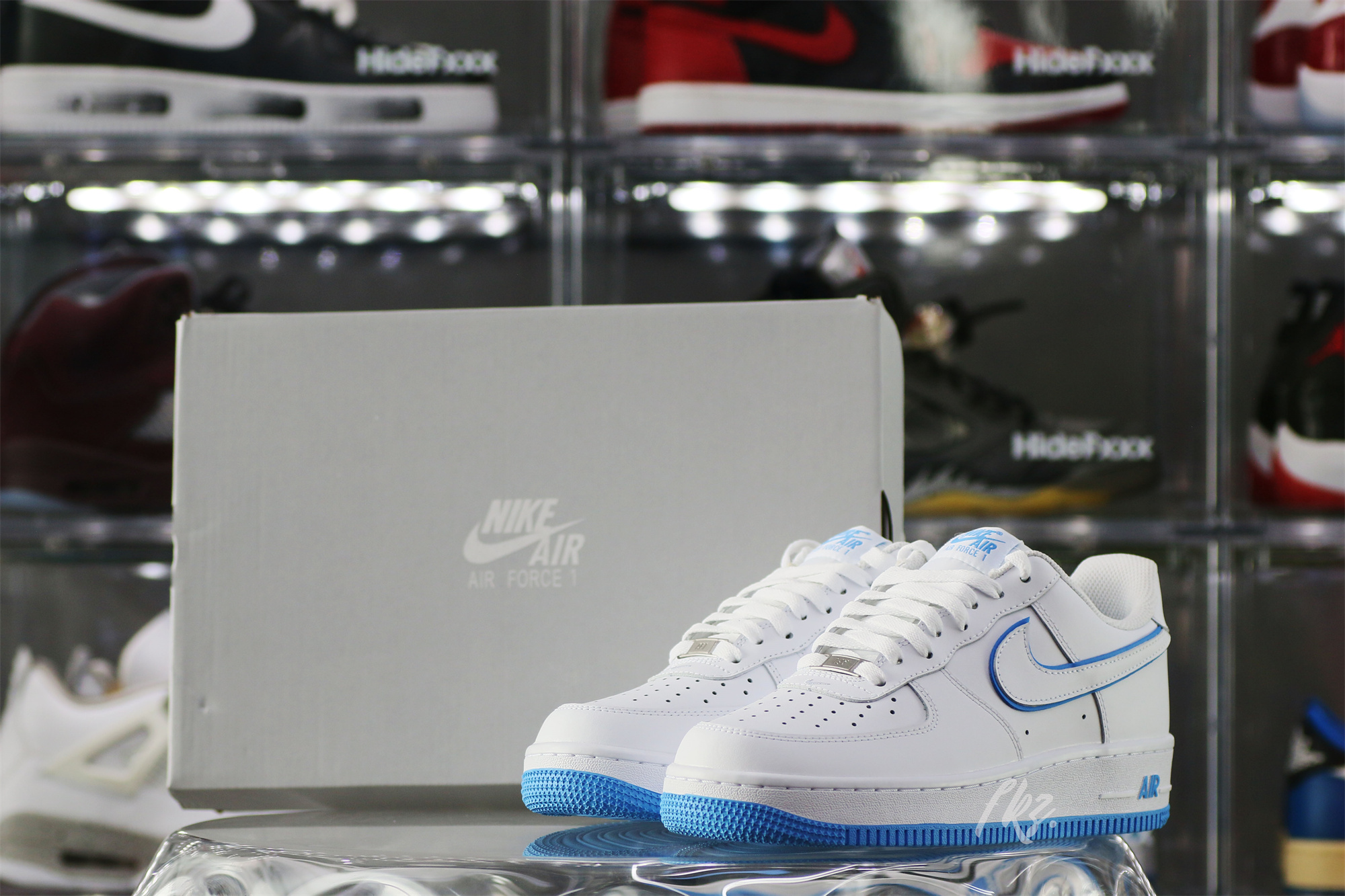 Nike Air Force 1 ’07 Low White University Blue Sole