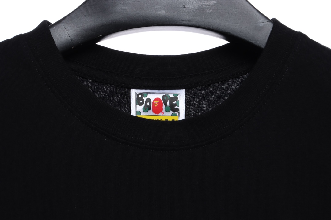 BAPE ape head multicolor block camouflage short sleeves
