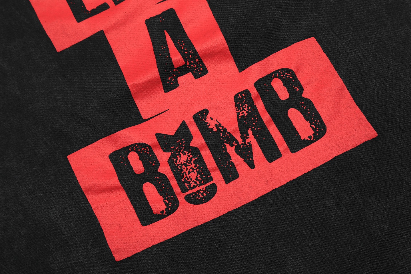 Gallery Dep Stack letters, print and wash to make old short sleeves