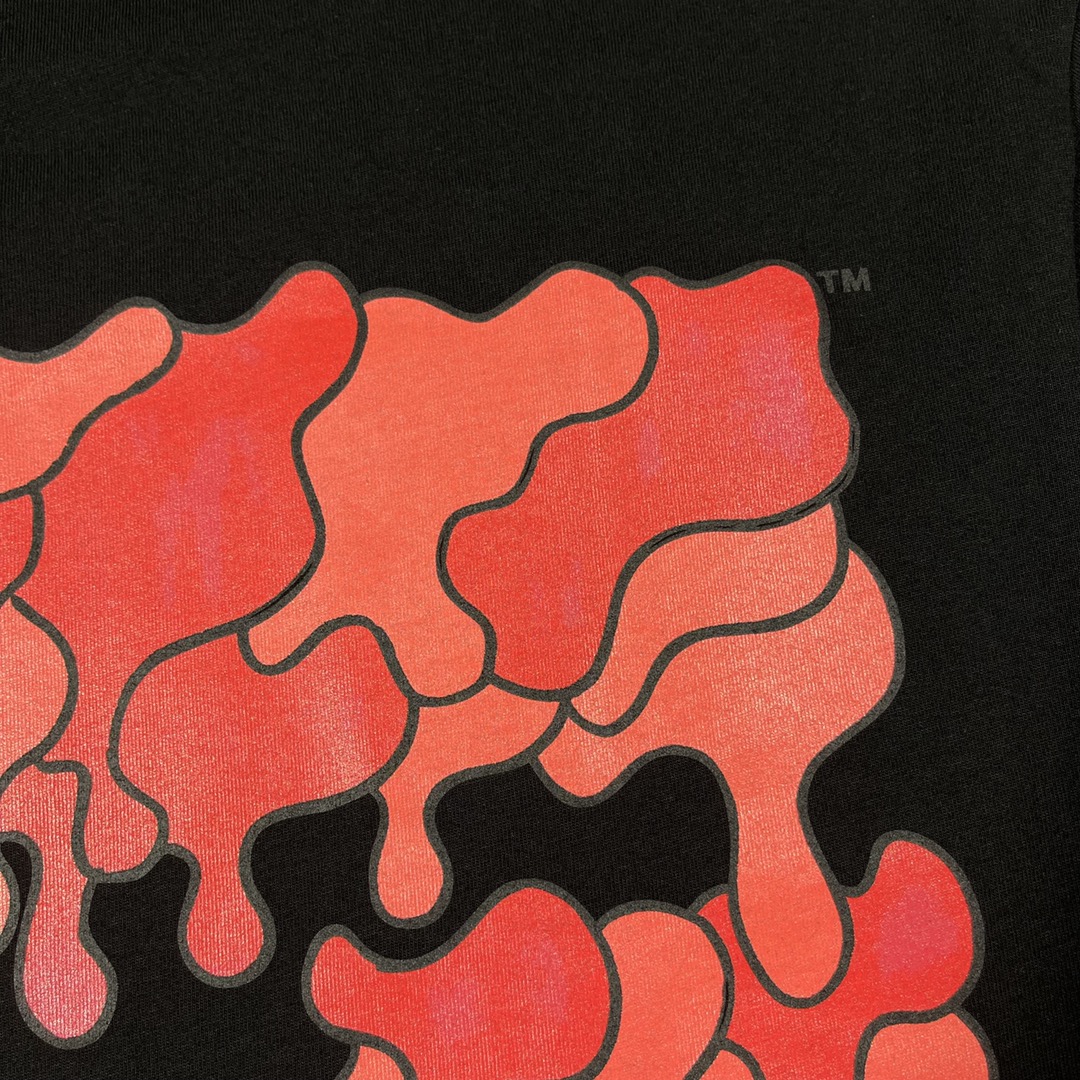 Ow red ash dissolving graded short sleeves