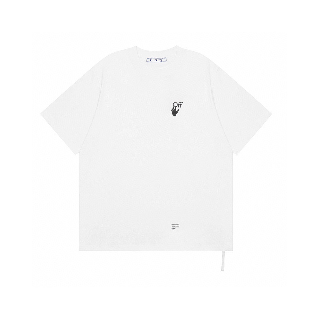 Ow Caravaggio black and white religious short sleeves