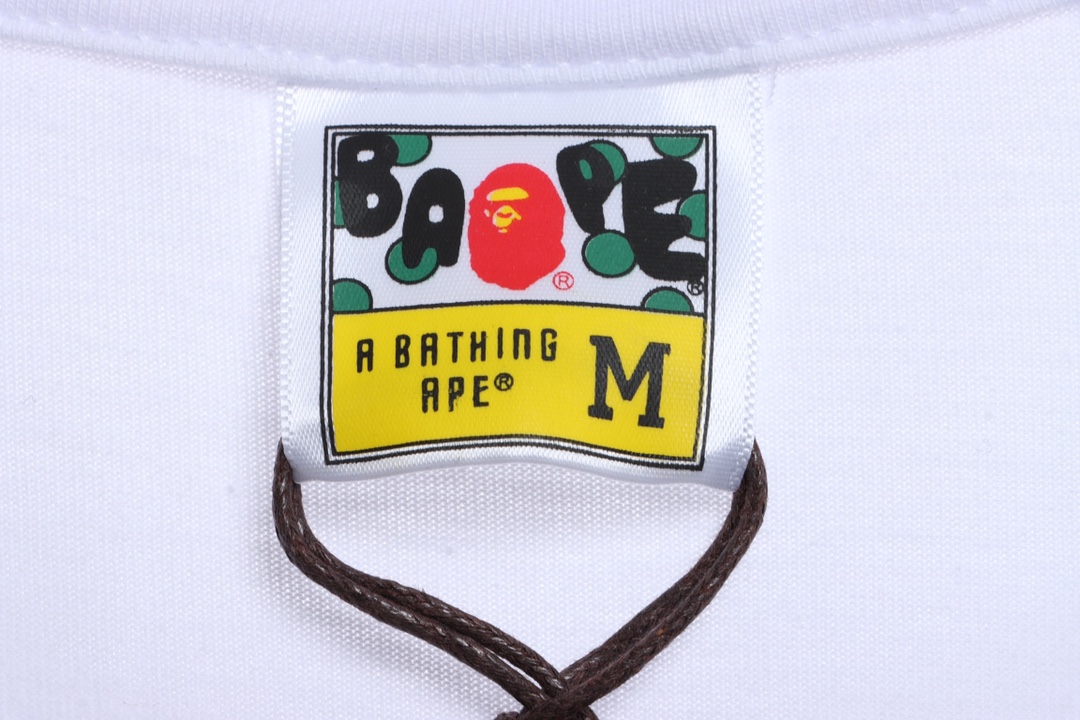 BAPE ape head seal printing short sleeves