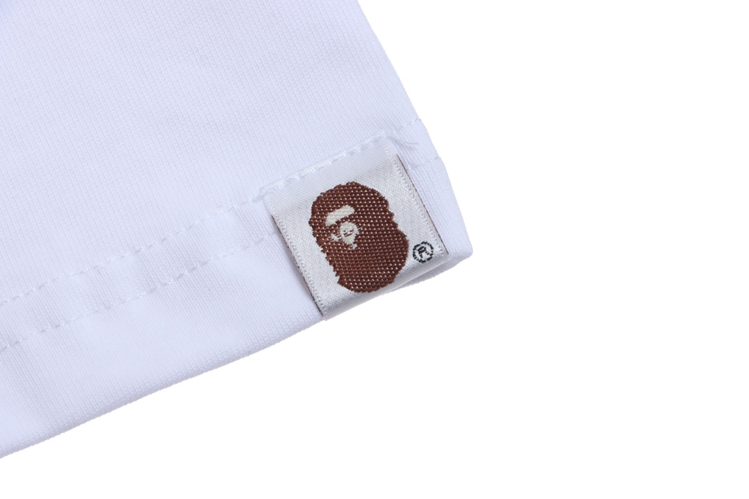 BAPE reverse ape initials printing short sleeves