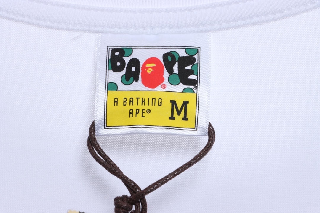 BAPE reverse ape initials printing short sleeves