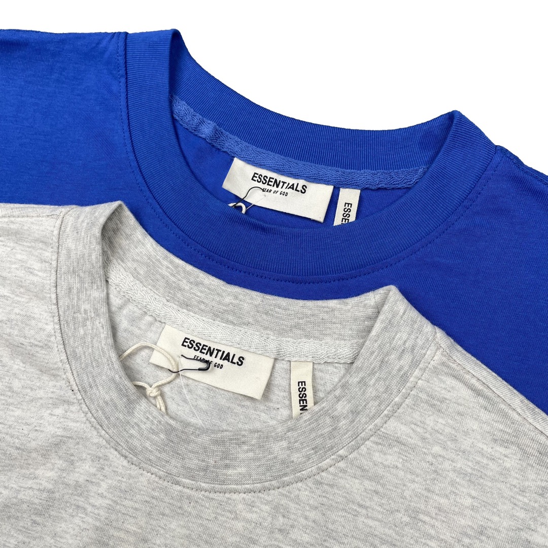 Fog double-line charity cloth short sleeves light gray