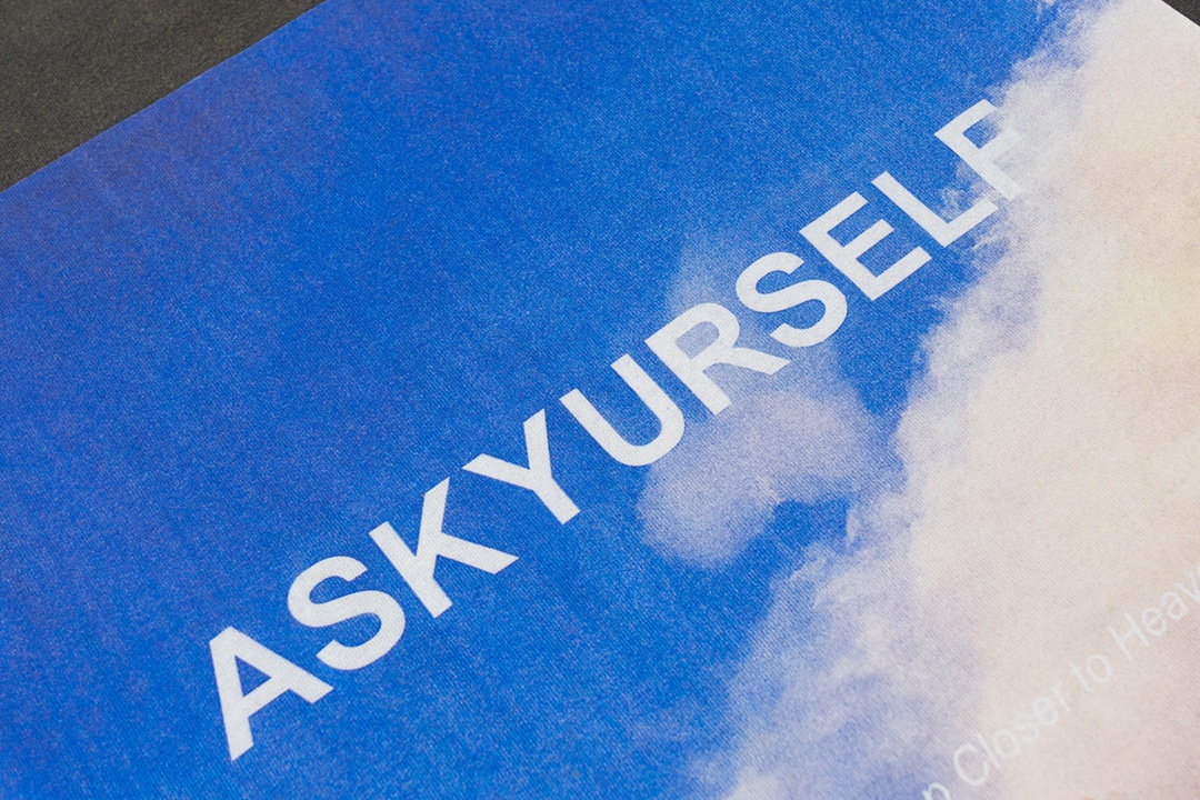 ASKYURSELF California sky print short-sleeved T-shirt