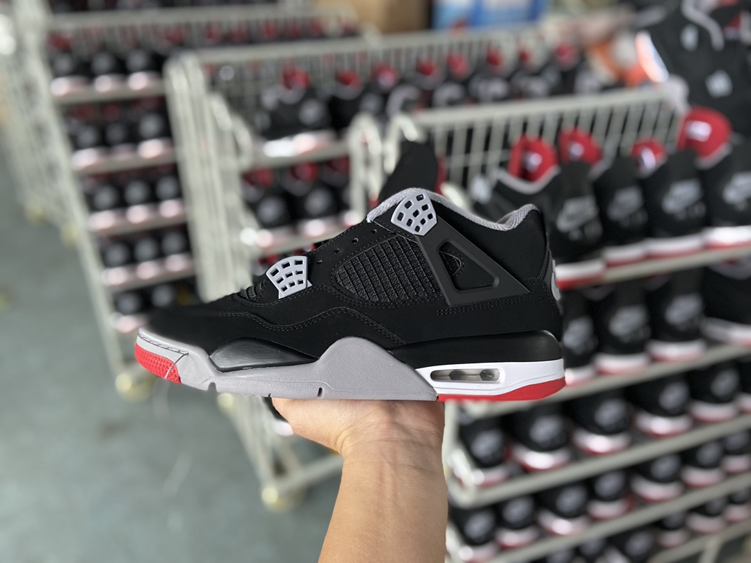 Air Jordan 4 Retro OG Bred 2019 (GS)( Ln5 A1 )