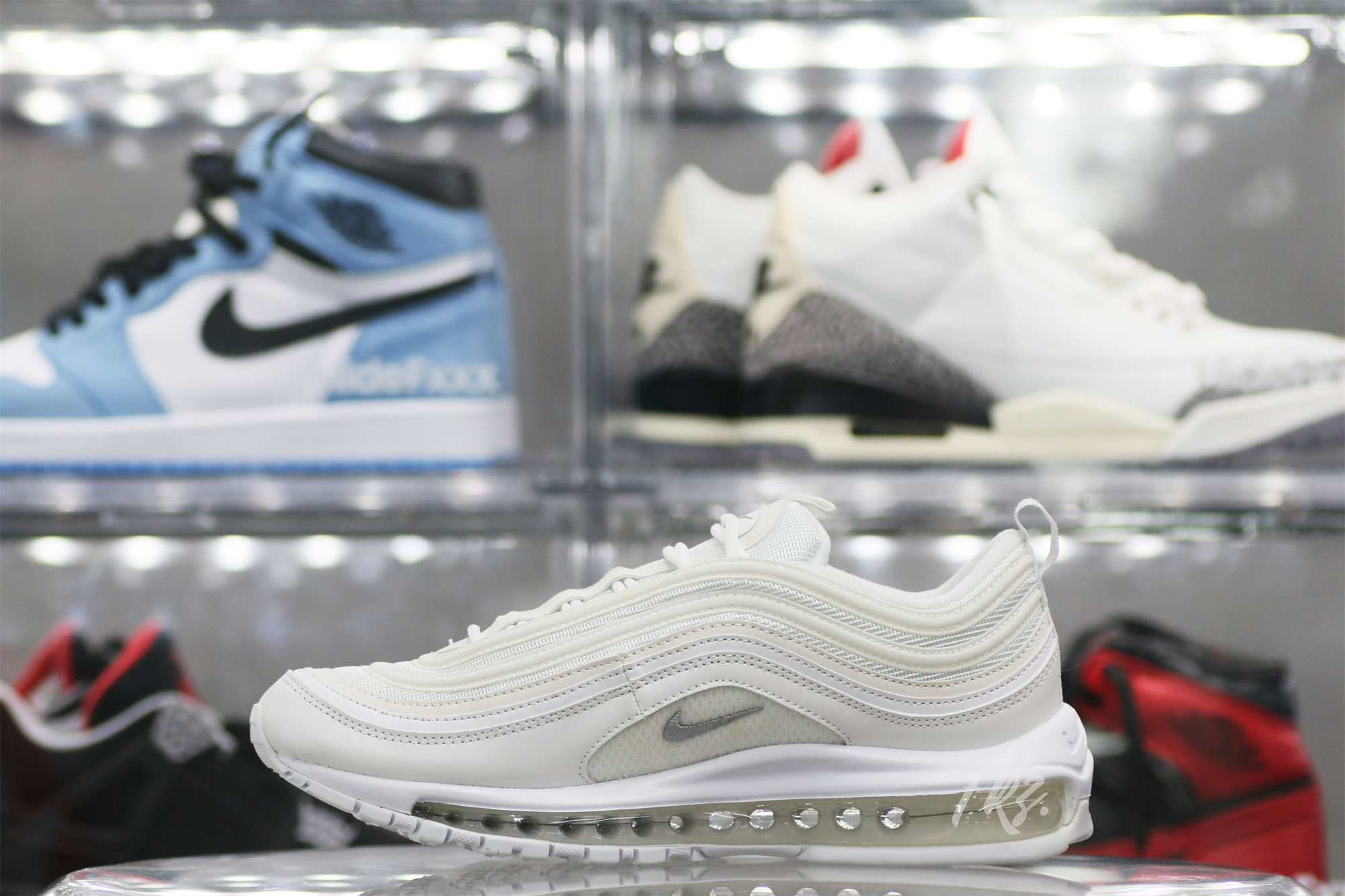 Nike Air Max 97 Triple White Wolf Grey 2017