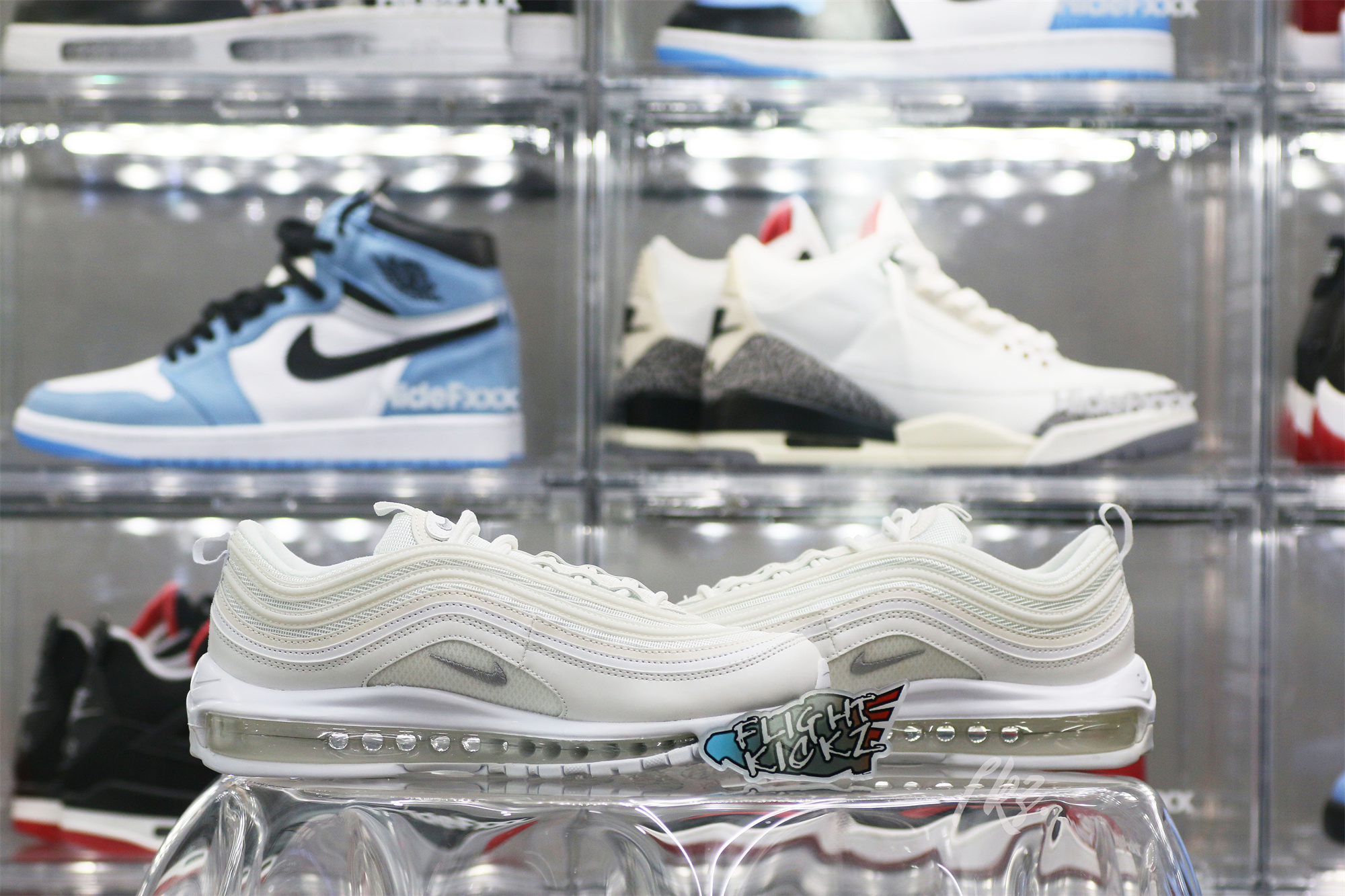 Nike Air Max 97 Triple White Wolf Grey 2017