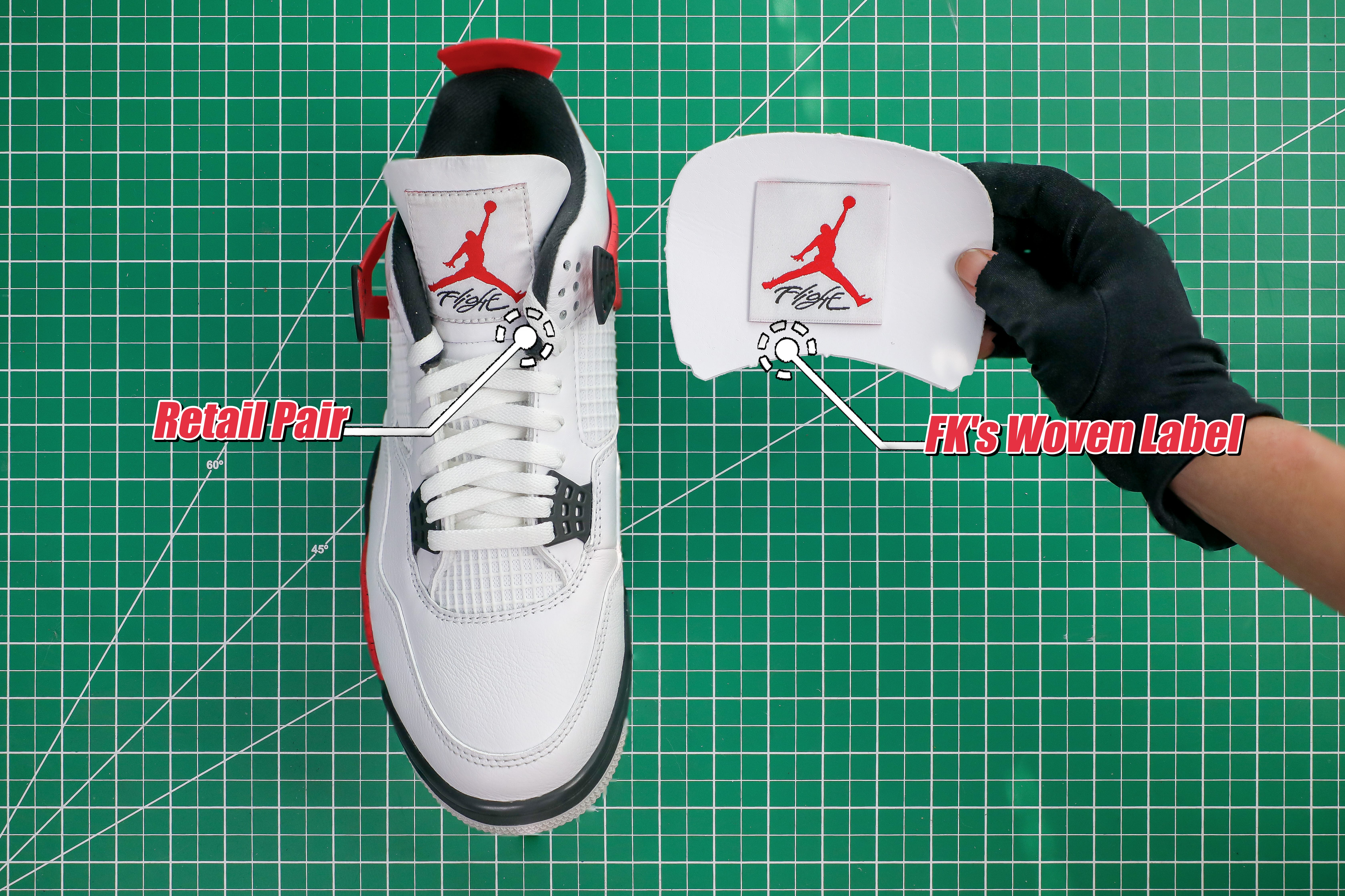 Air Jordan 4 Red Cement 2023 (LN5 A1 Batch)