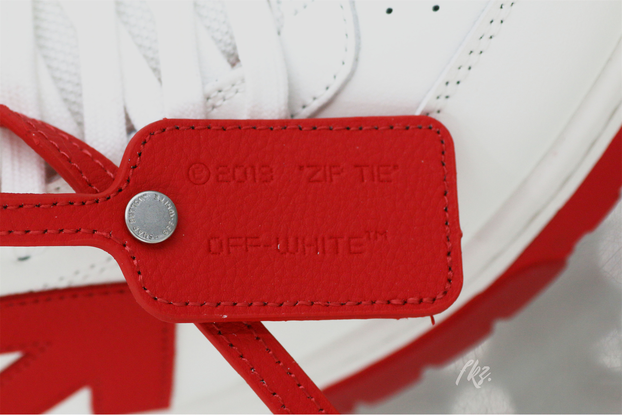 Off-White White Red Out Of Office Sneaker