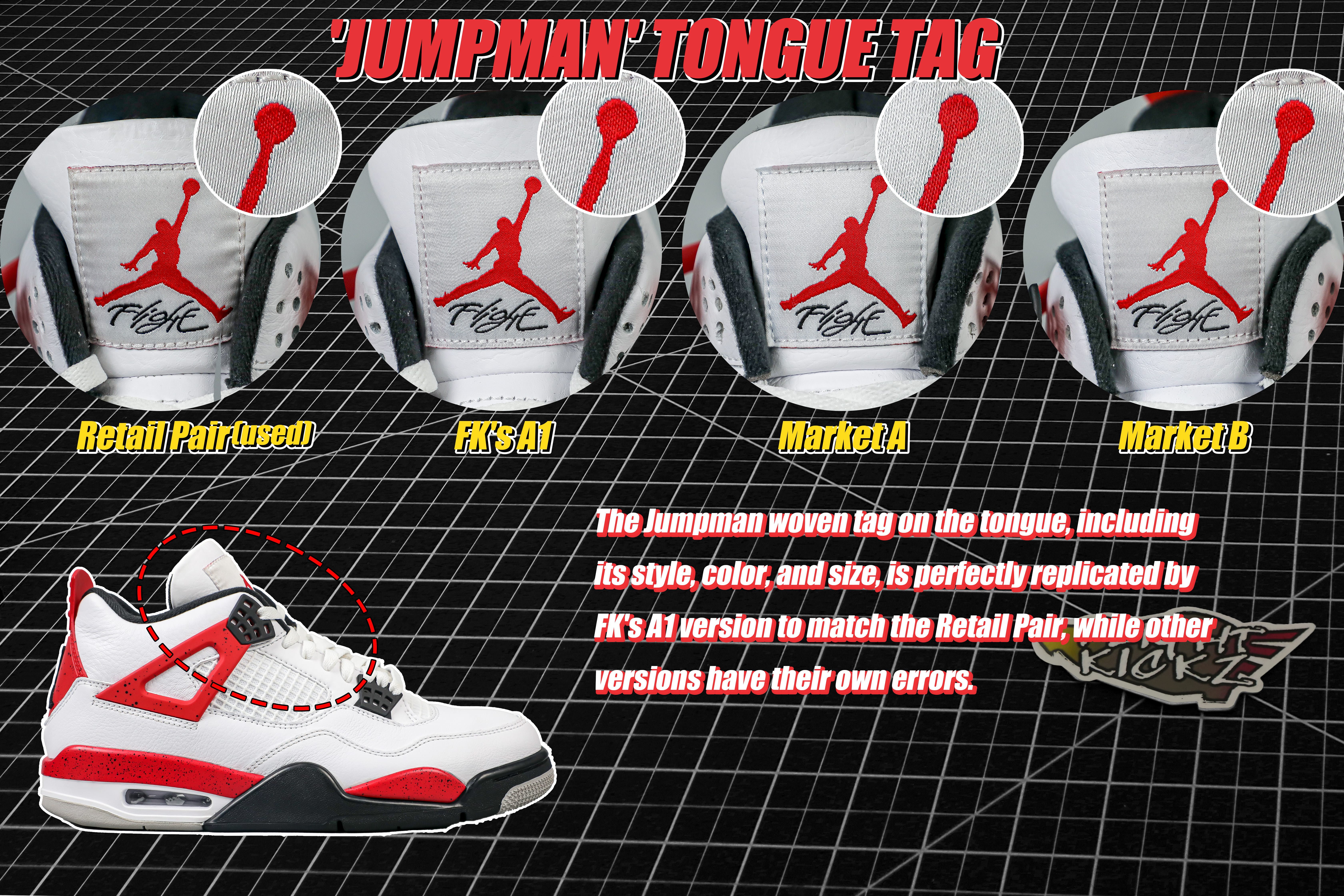 Air Jordan 4 Red Cement 2023 (LN5 A1 Batch)