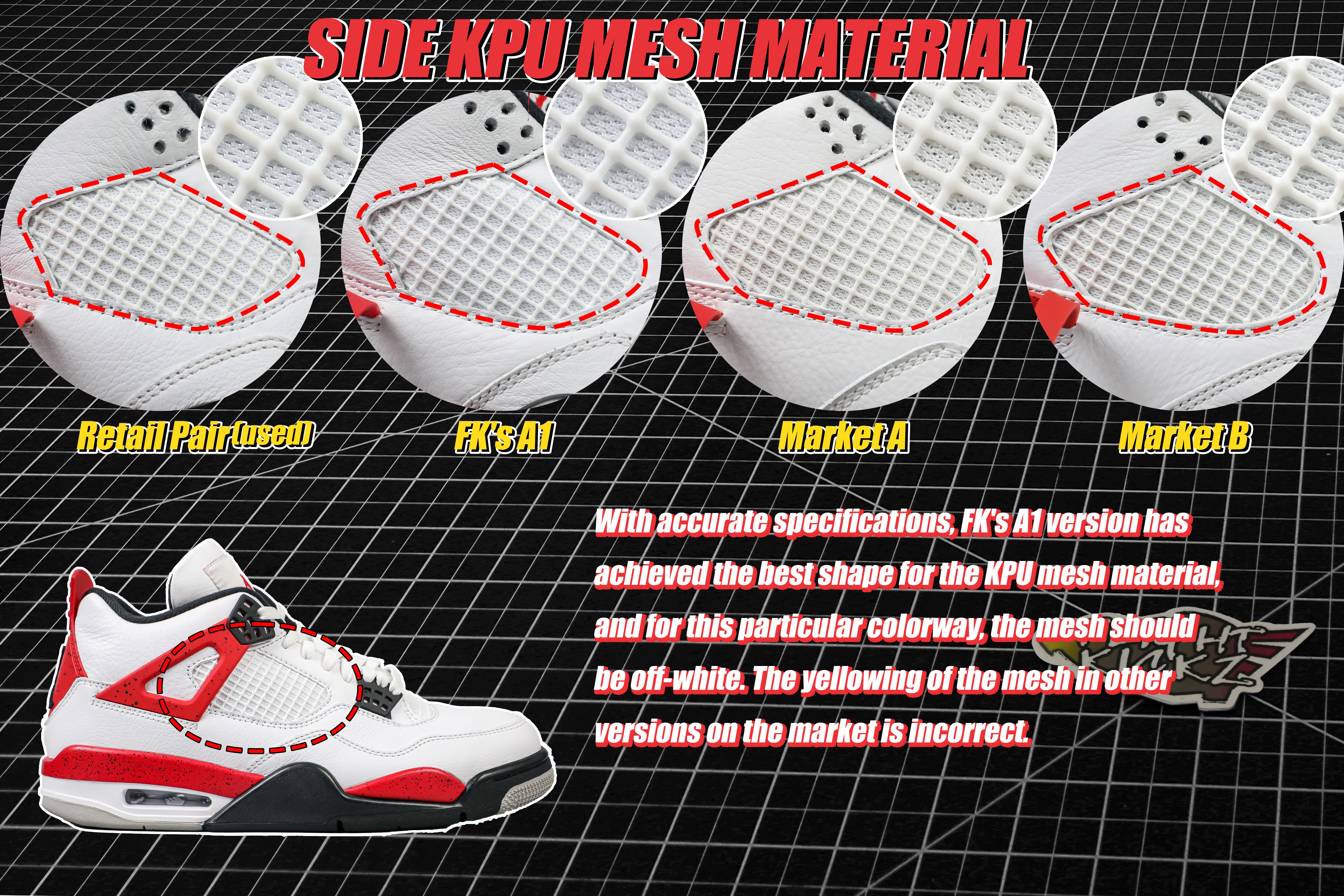 Air Jordan 4 Red Cement 2023 (LN5 A1 Batch)