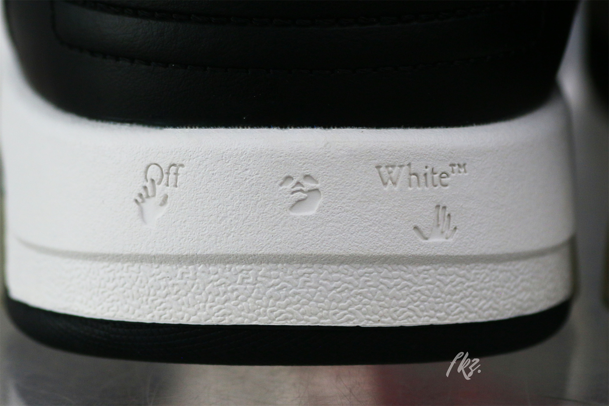OFF-WHITE Black & White Out Of Office Sneakers