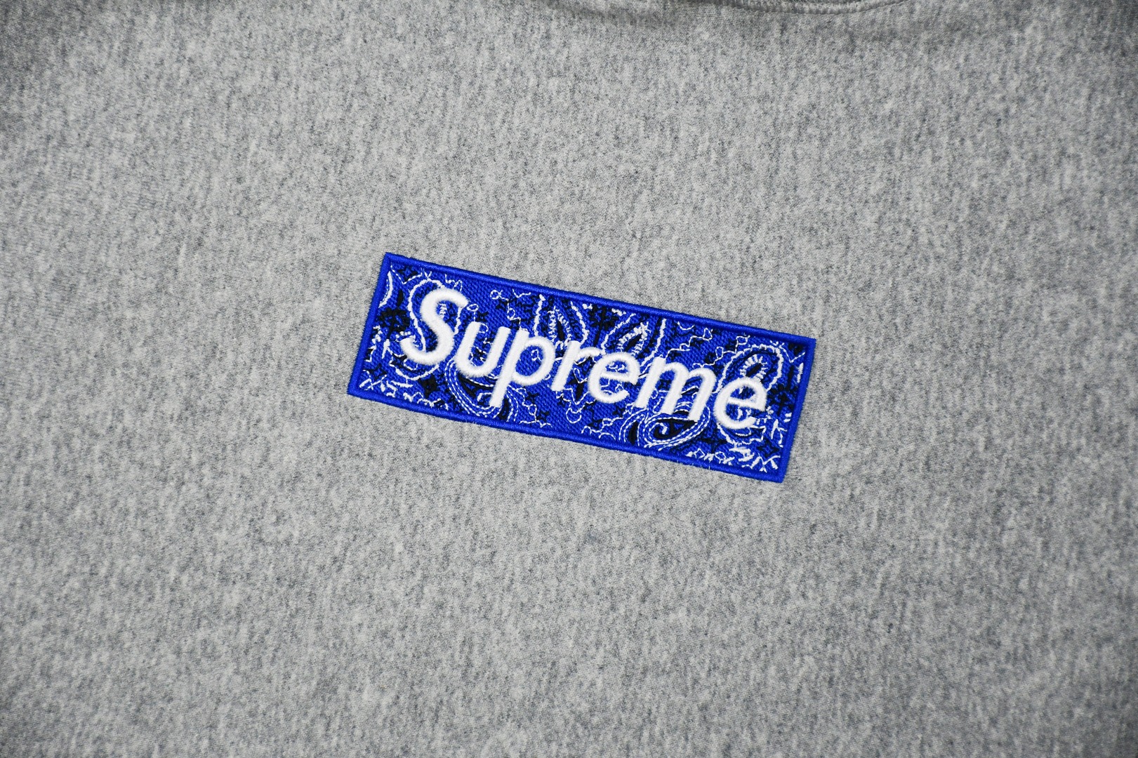 Suprem3 FW19 Week 16 Bandana Box Logo Hooded Sweatshirt