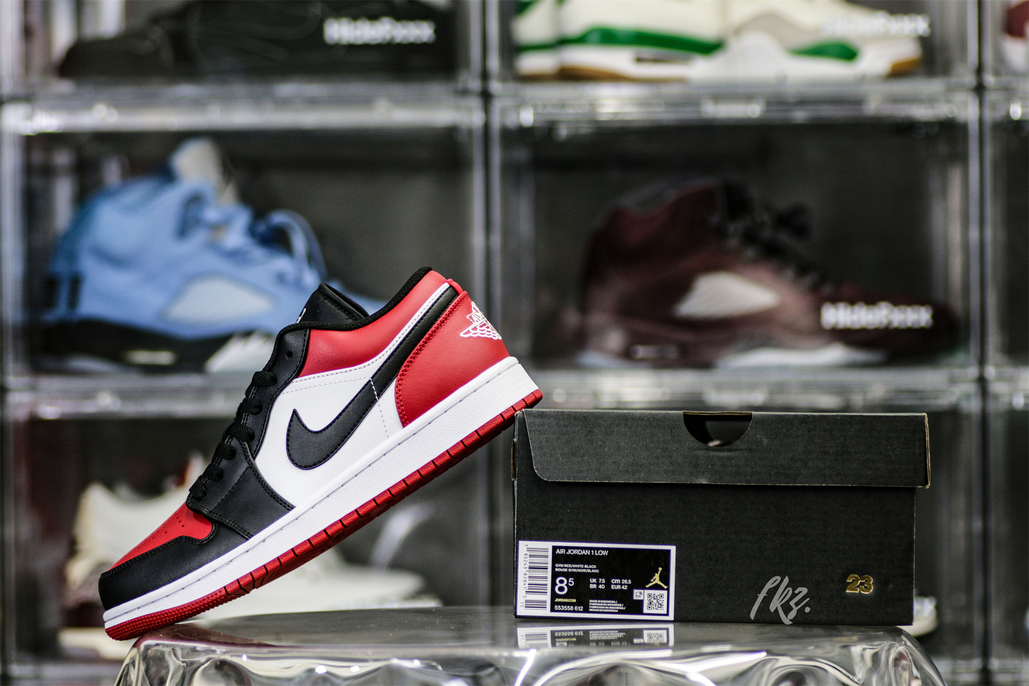 Air Jordan 1 Low Bred Toe 2021