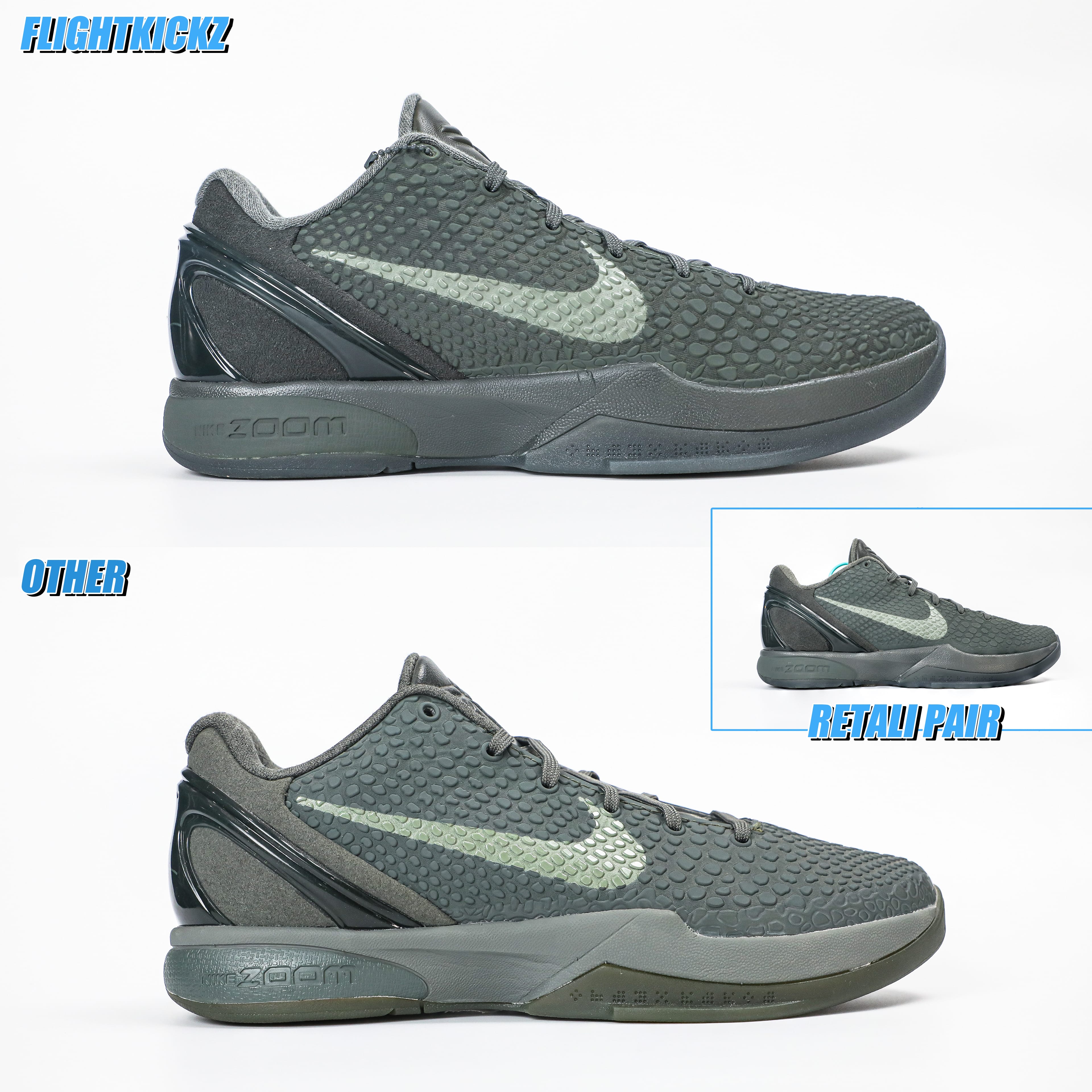 Zoom Kobe 6 Fade To Black 2016(A1 Batch)