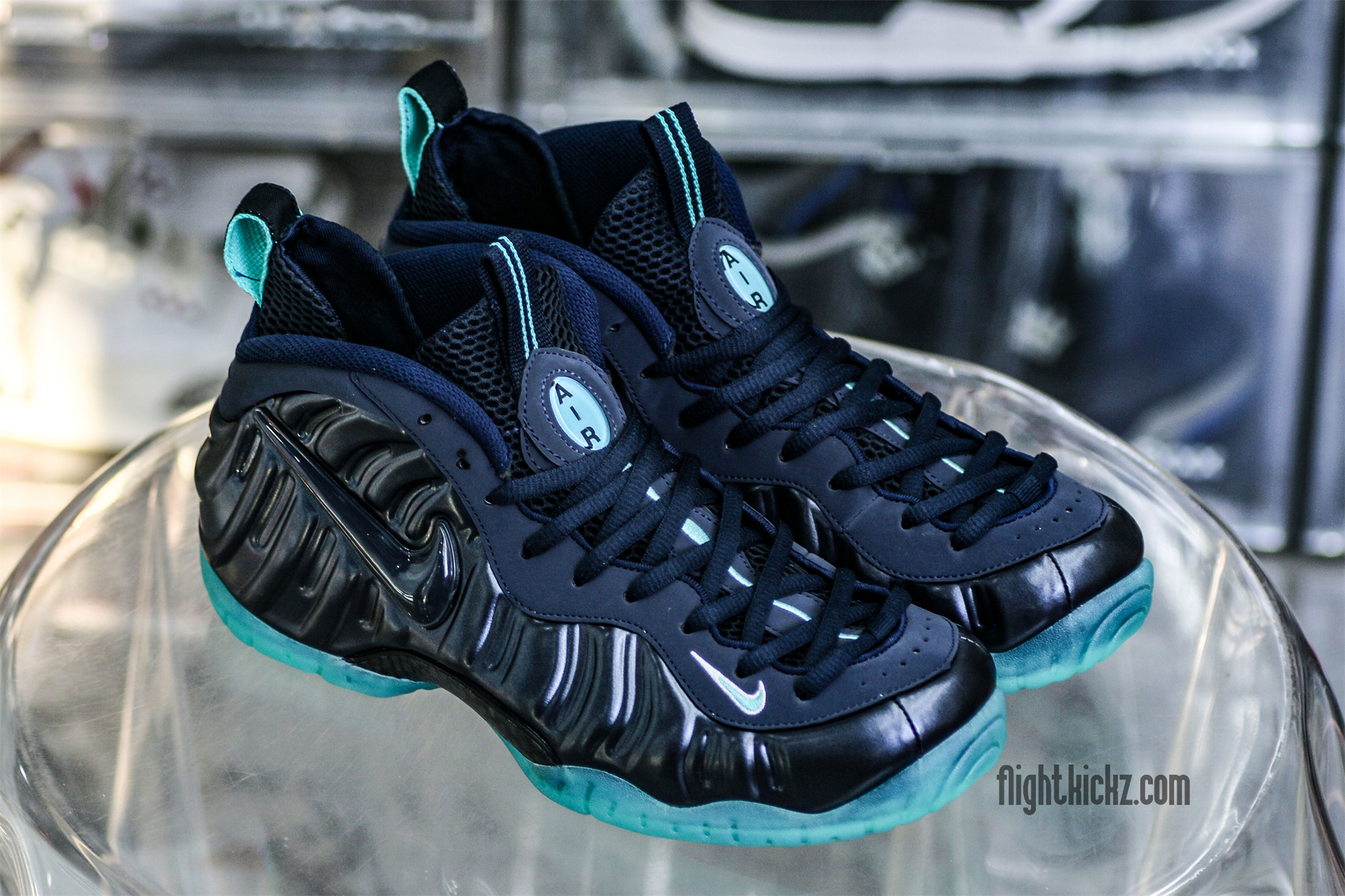 Nike Air Foamposite Pro (Obsidian/Aqua)