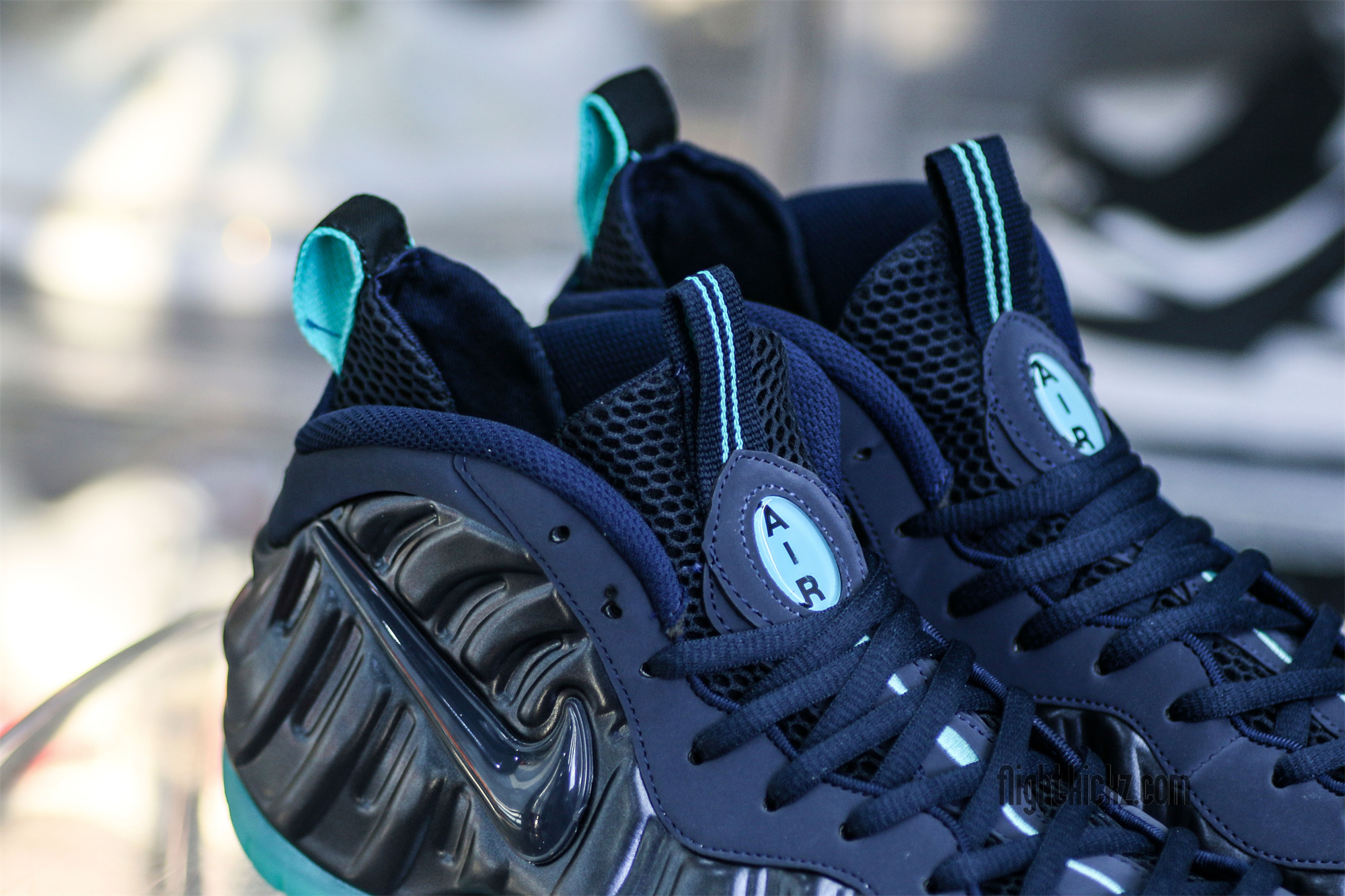 Nike Air Foamposite Pro (Obsidian/Aqua)