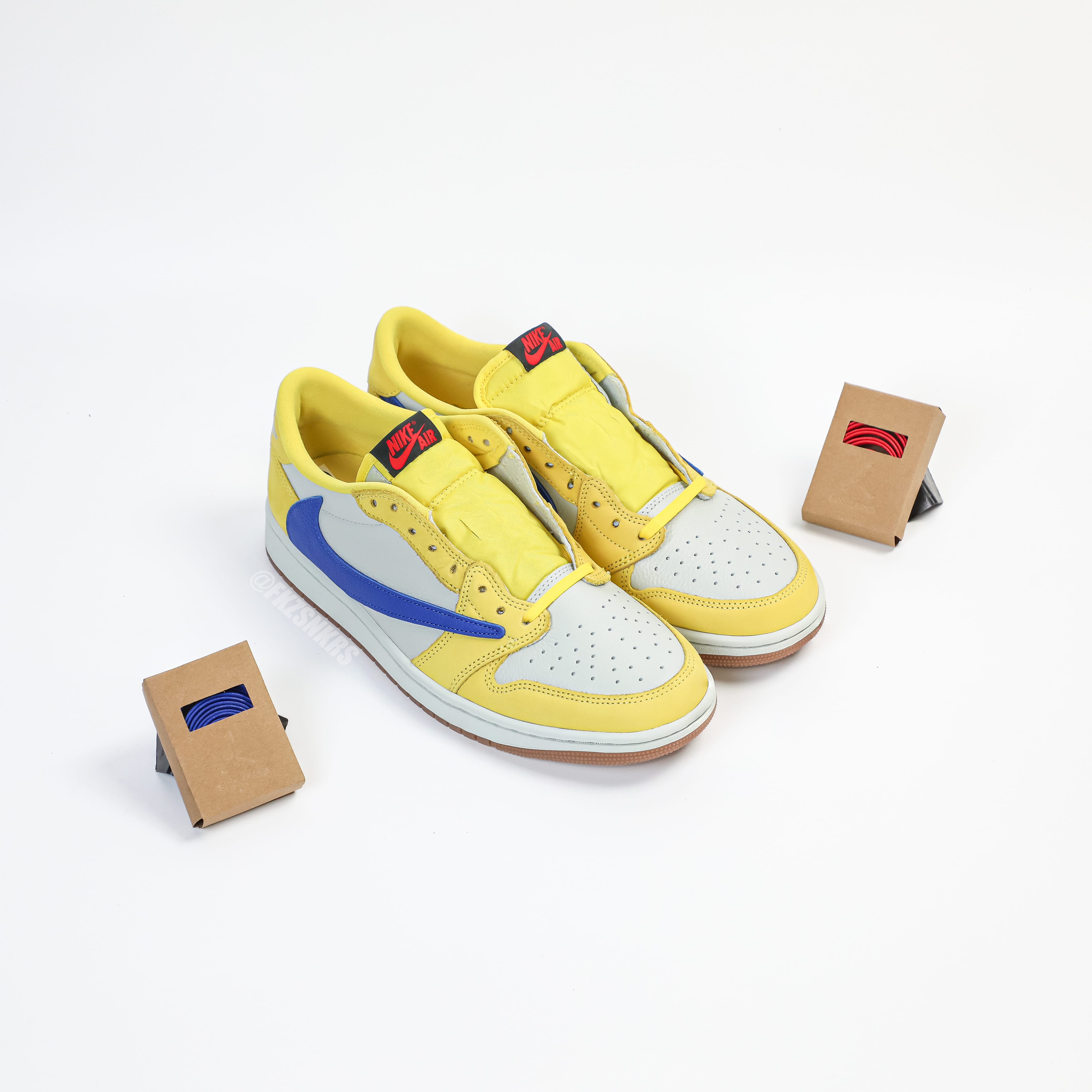 Travis Scott x Air Jordan 1 Retro Low OG SP “Elkins/Canary Yellow” (LN5 A1 batch)
