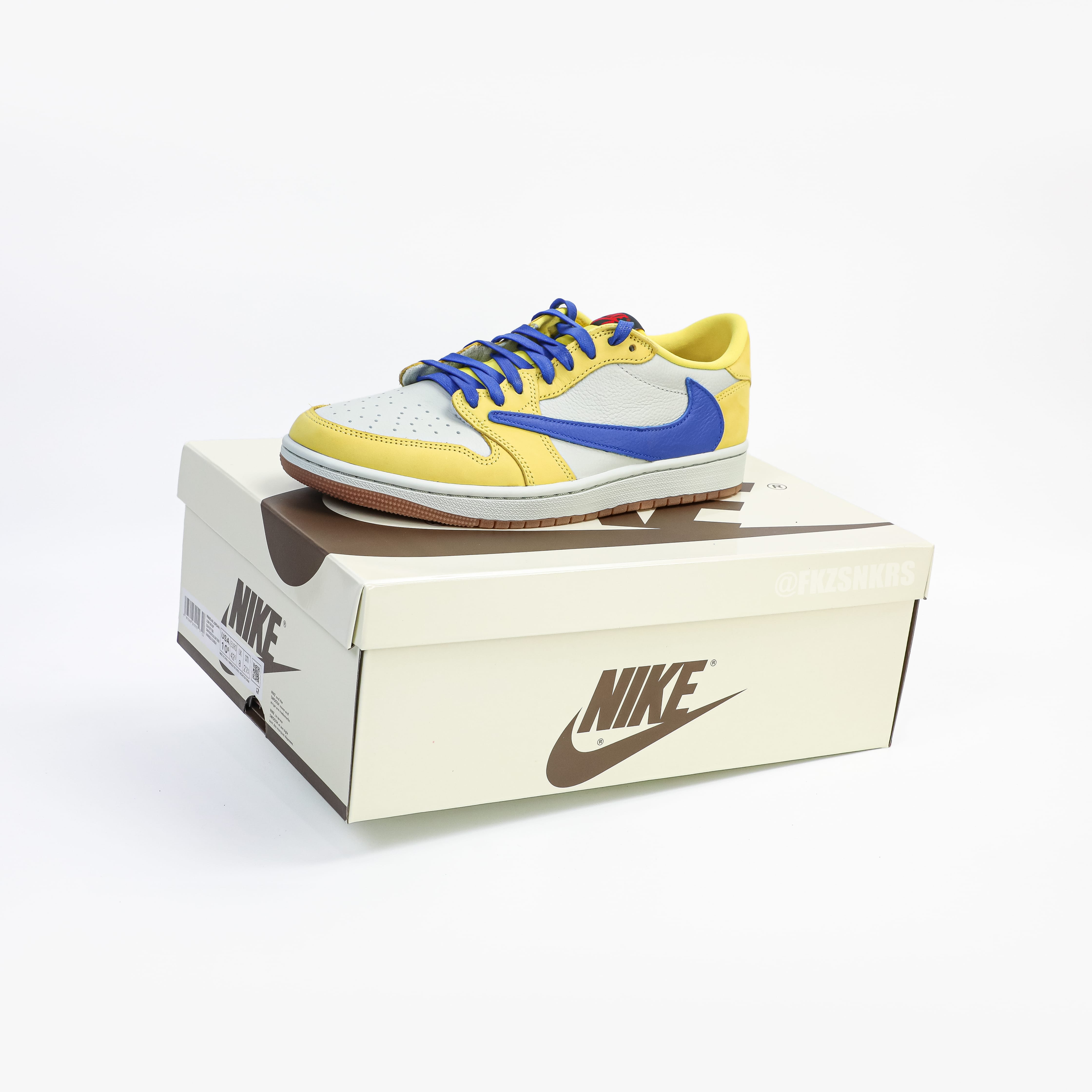 Travis Scott x Air Jordan 1 Retro Low OG SP “Elkins/Canary Yellow” (LN5 A1 batch)
