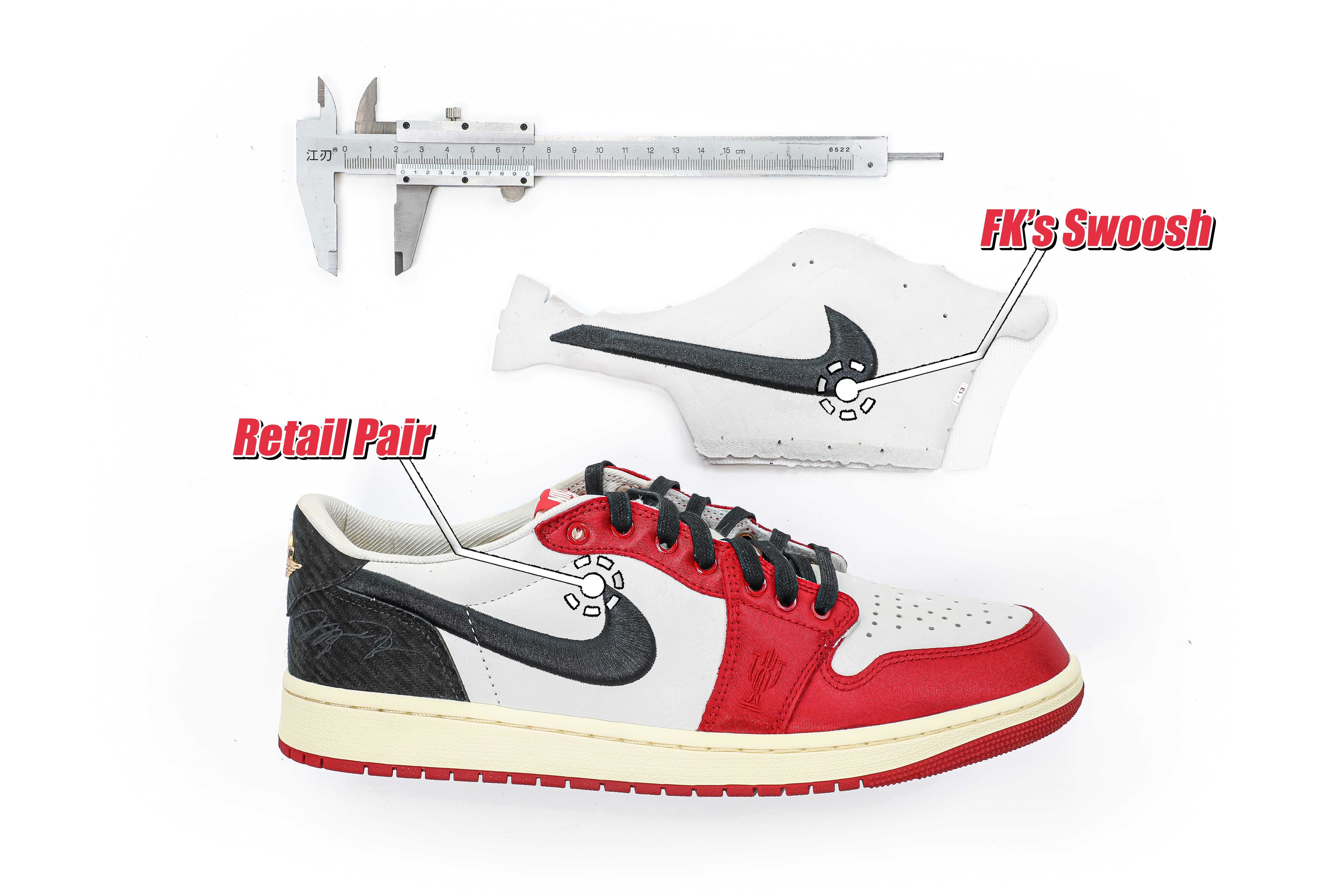 Trophy Room X Air Jordan 1 Retro Low OG SP Away 2024(LN5 A1 Batch)