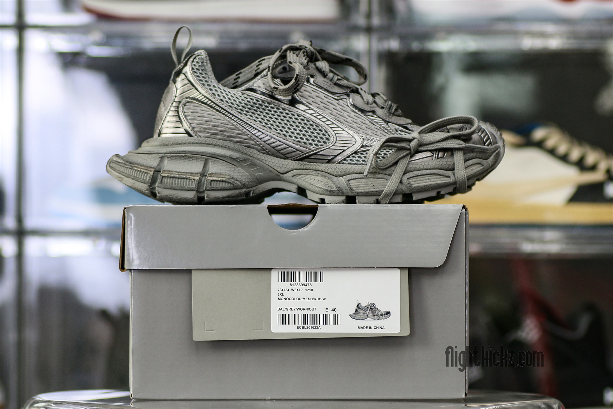 Balenciag* 3XL Sneaker ‘Worn‑Out ‑ Gray’