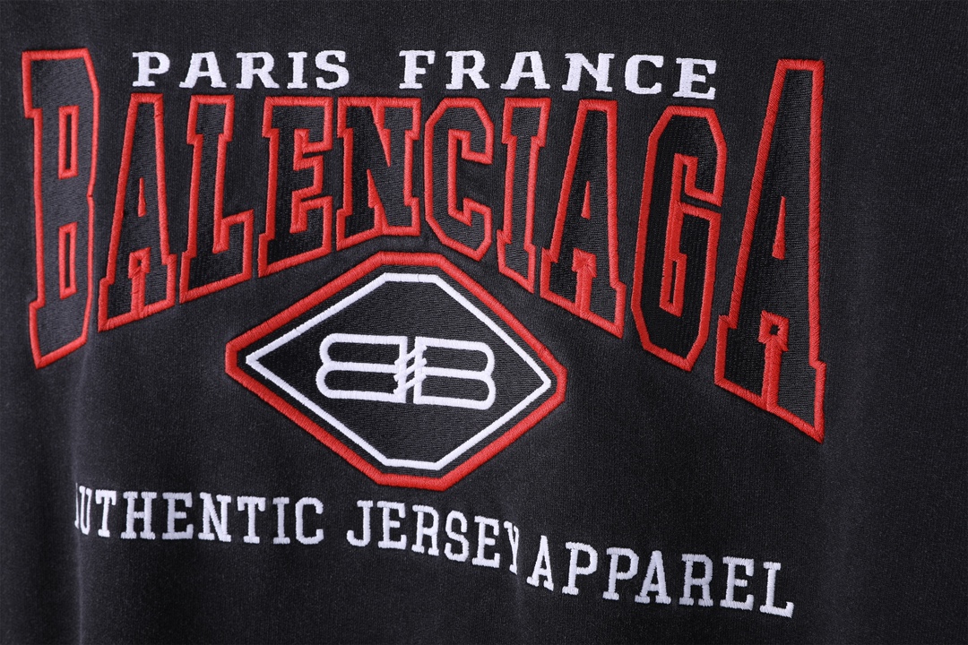 Balancig* logo-embroidered Oversized Hoodie