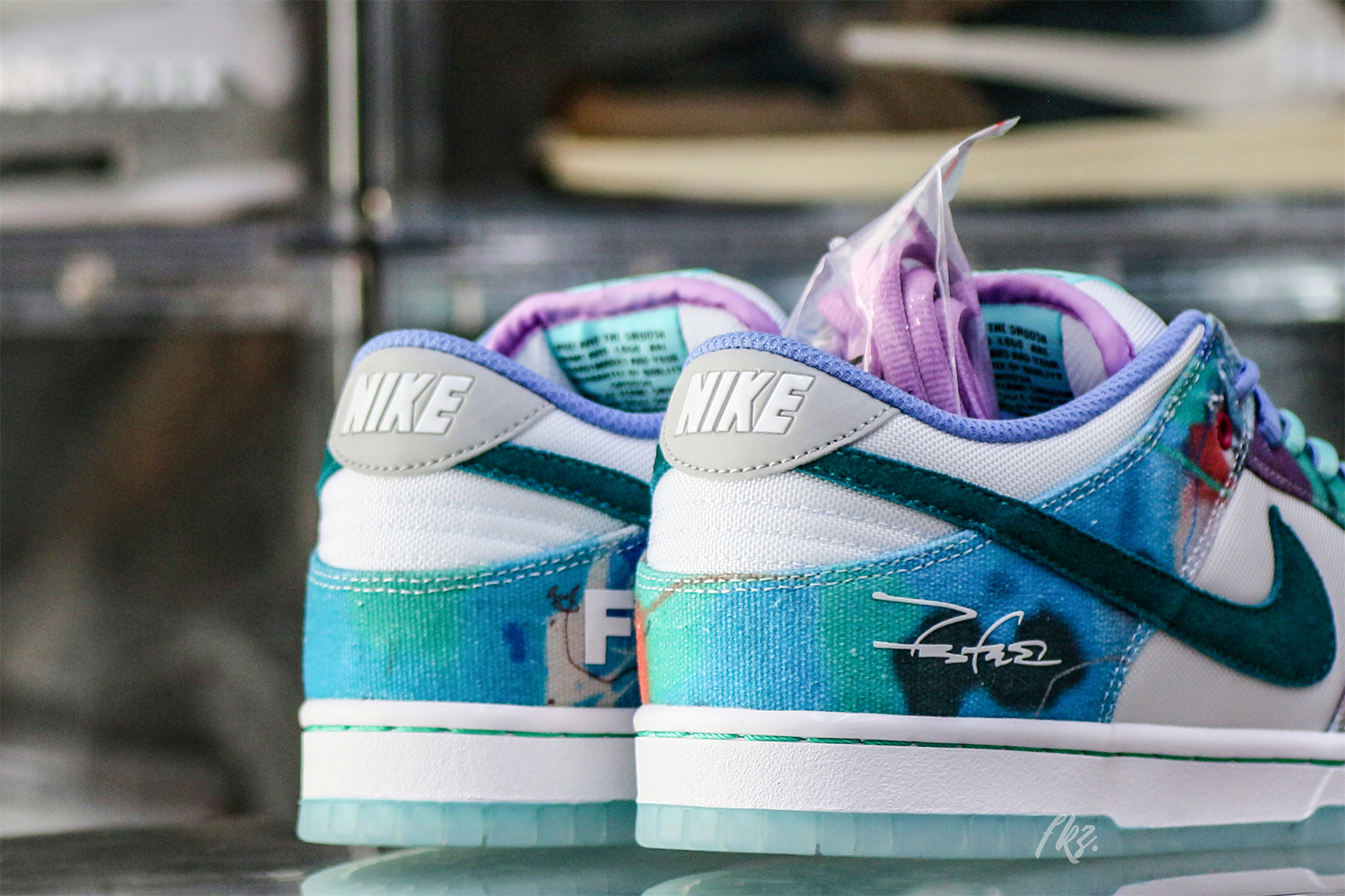 Nike SB Dunk Low Futura Laboratories Bleached Aqua