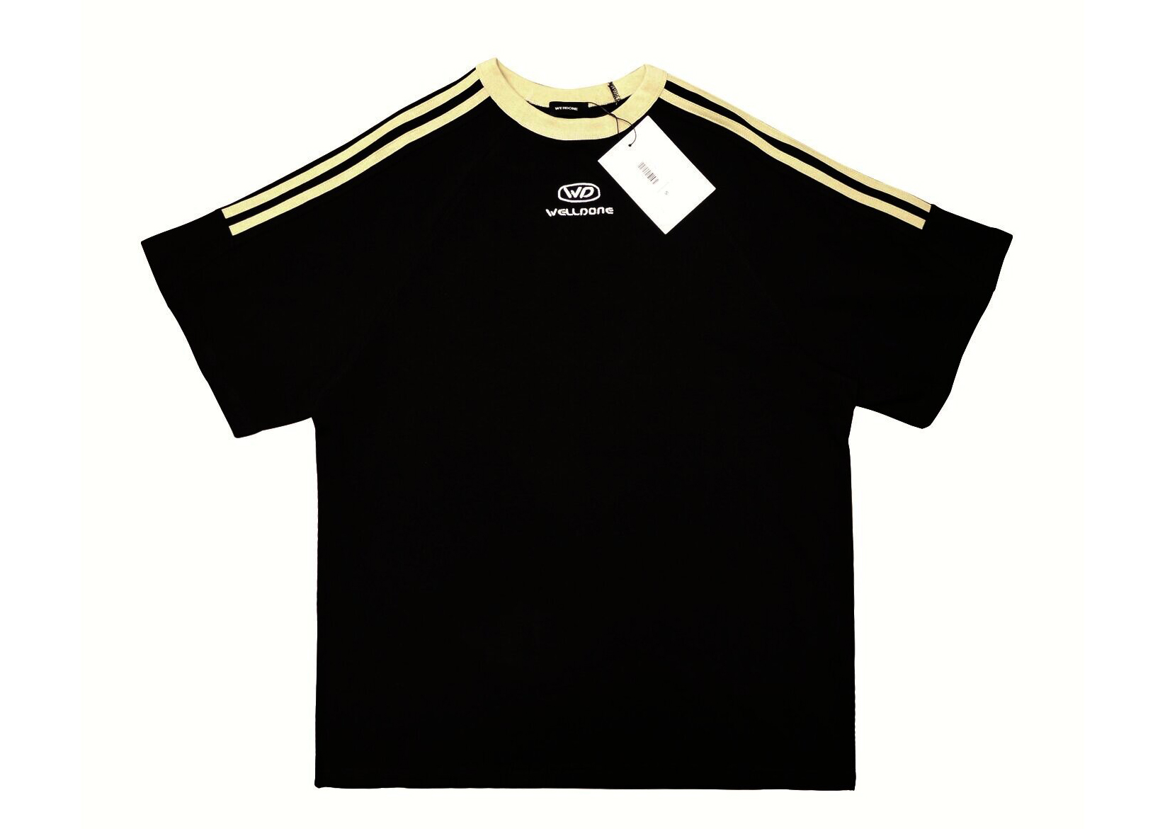 WE11D0NE Patchwork Embroidered LettersT-Shirt