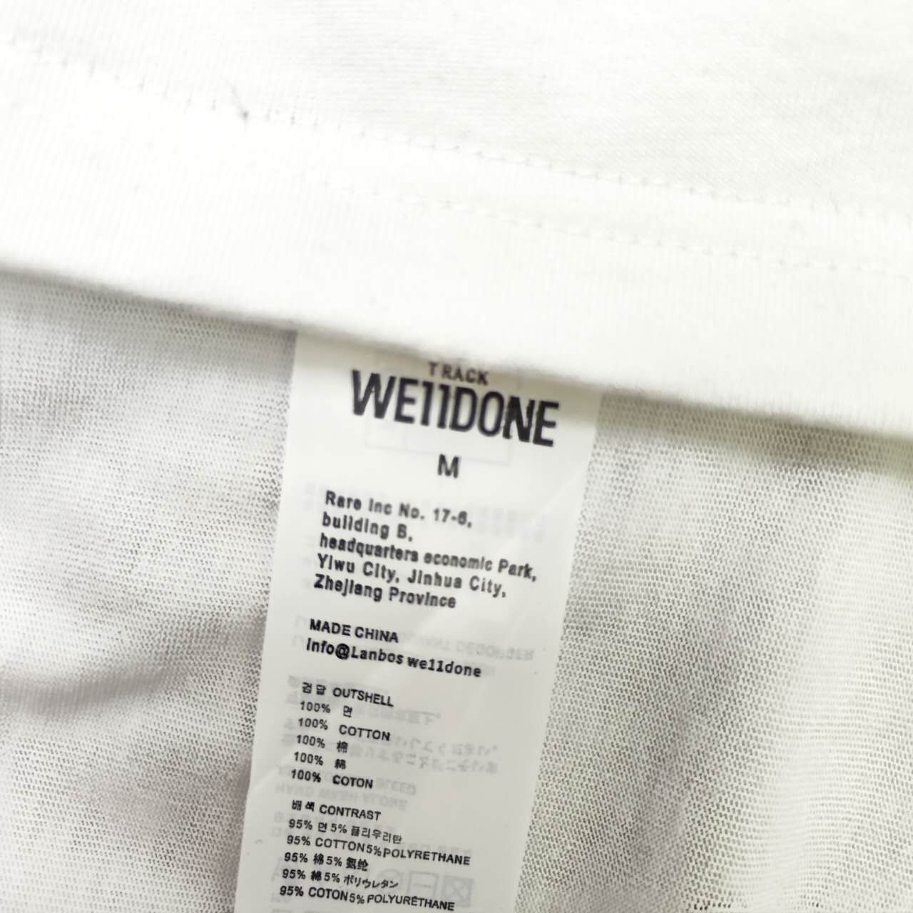 WE11D0NETRACK New Colorful Hand-Painted Graffiti T-Shirt