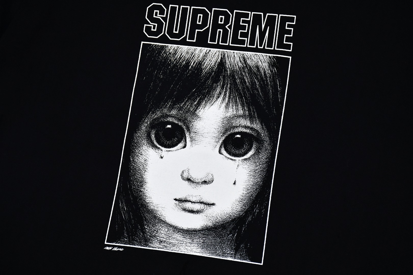 Suprem3 Margaret Keane Teardrop Tee ‘White’