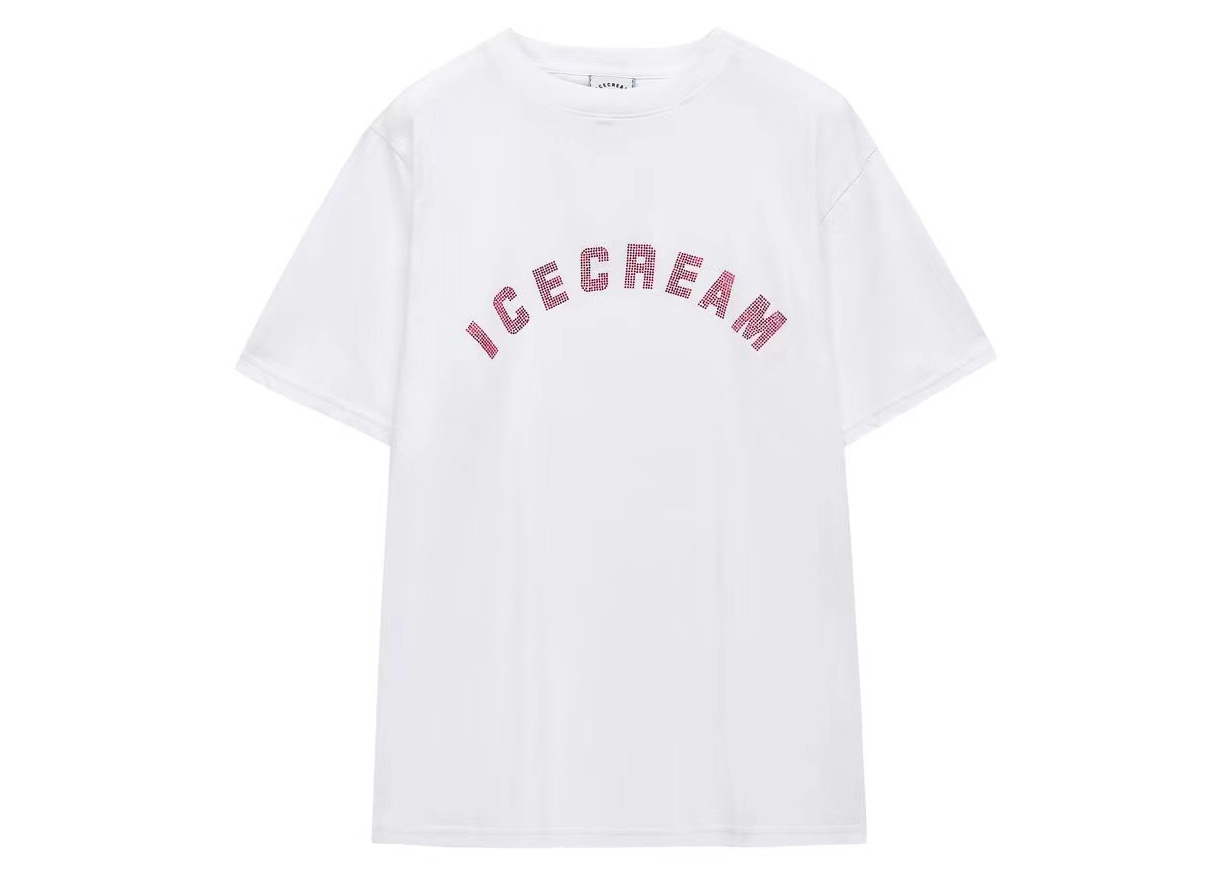Icecream Hotfix Rhinestones Tee