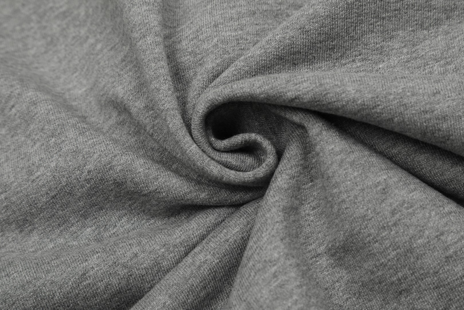 Chrome Hearts gray embroidered and printed heavy-duty zip-up hoodie