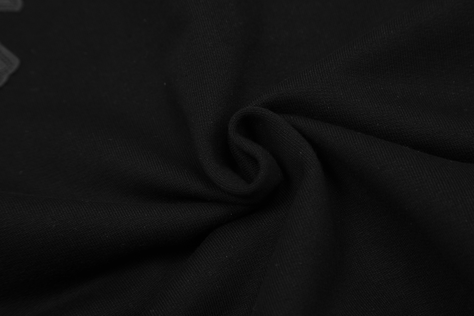 Chrome Hearts black embroidered and printed heavy-duty zip-up hoodie