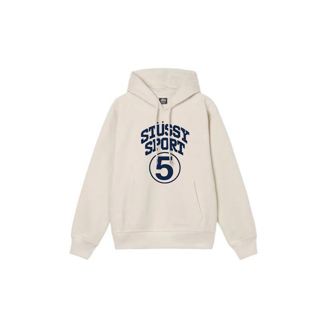 Stu$$y FW24 SPORT letter graphic print hoodie
