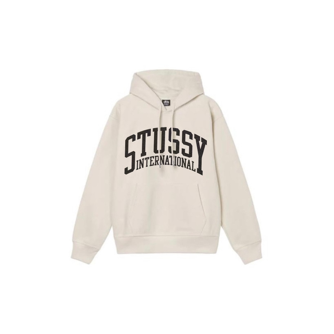 Stu$$y letter print hoodie