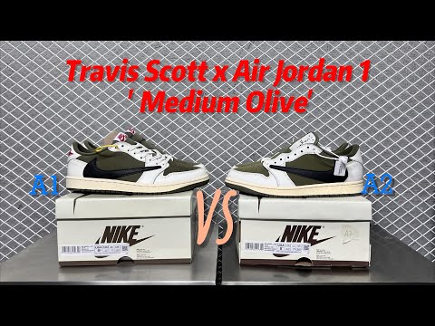 Travis Scott x Air Jordan 1 ‘ Medium Olive’ (A2 Batch)