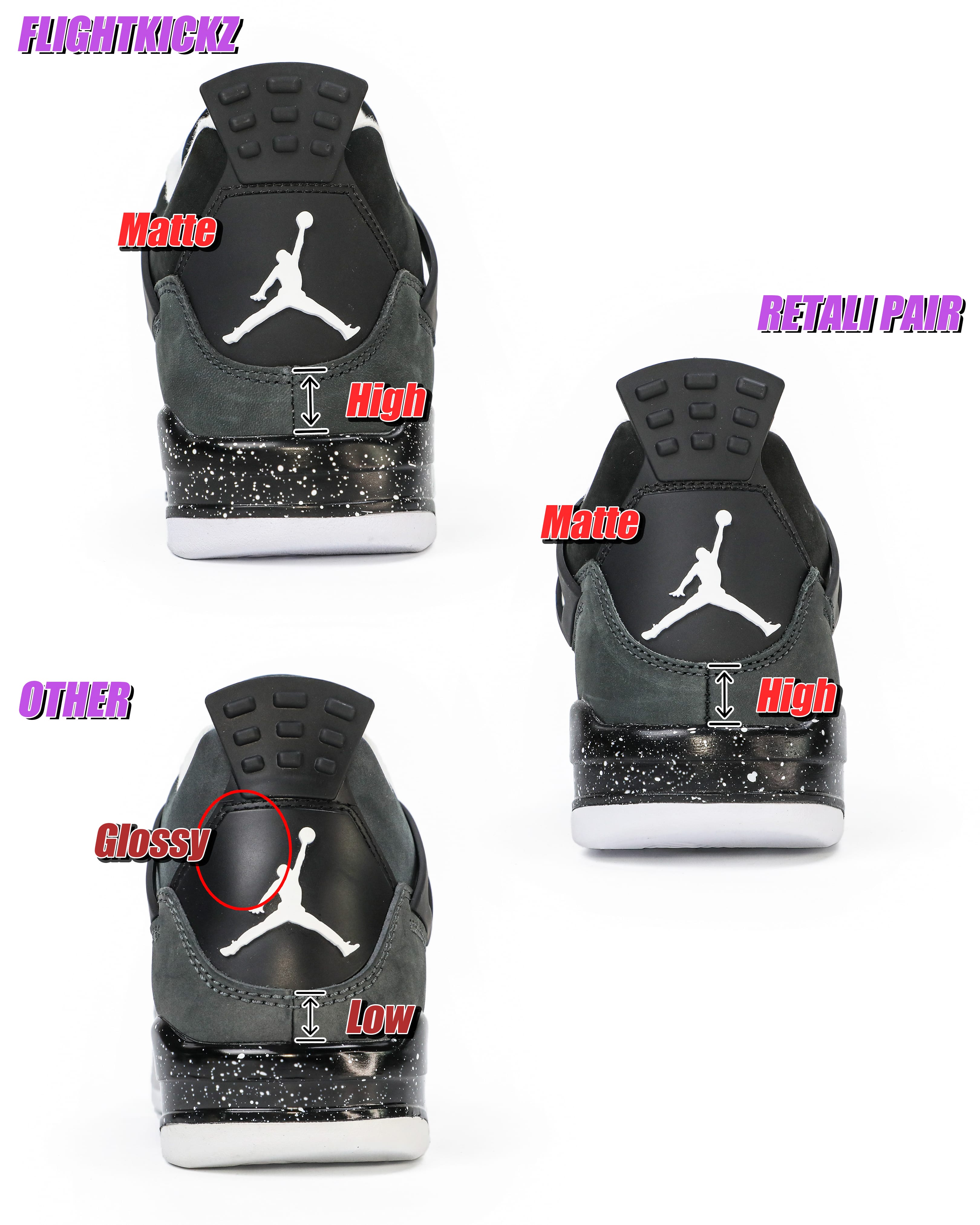 Air Jordan 4 Retro Fear Pack 2024 (Ln5 A1)