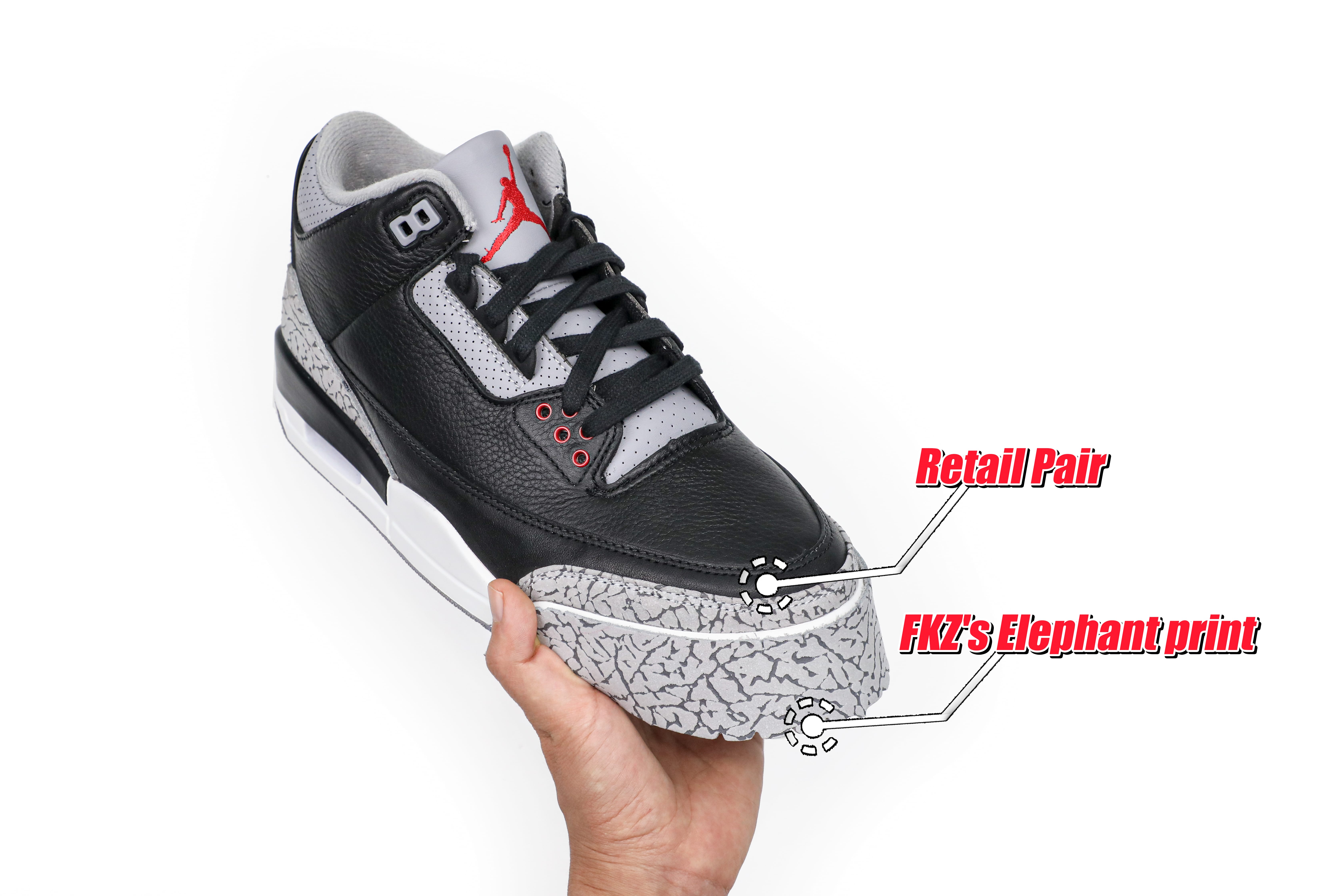 Air Jordan 3 Retro Black Cement Reimagined 2024 (Ln5 A1)